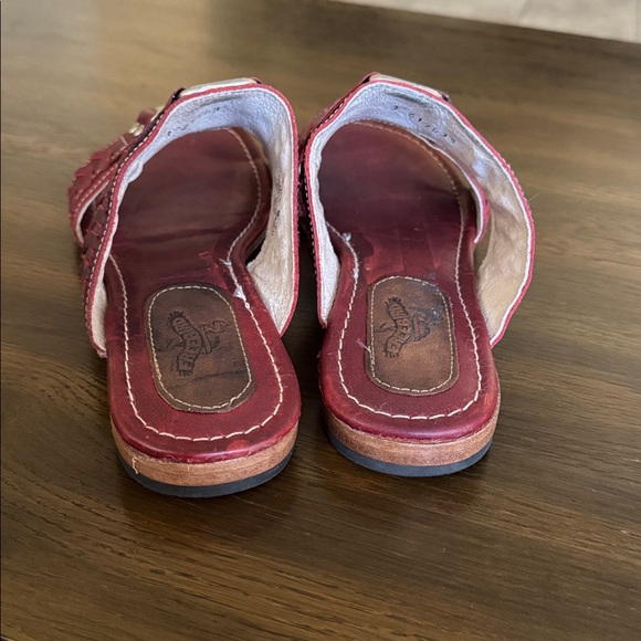 Freebird Sage Sandals Red Size 9 - Picture 7 of 14